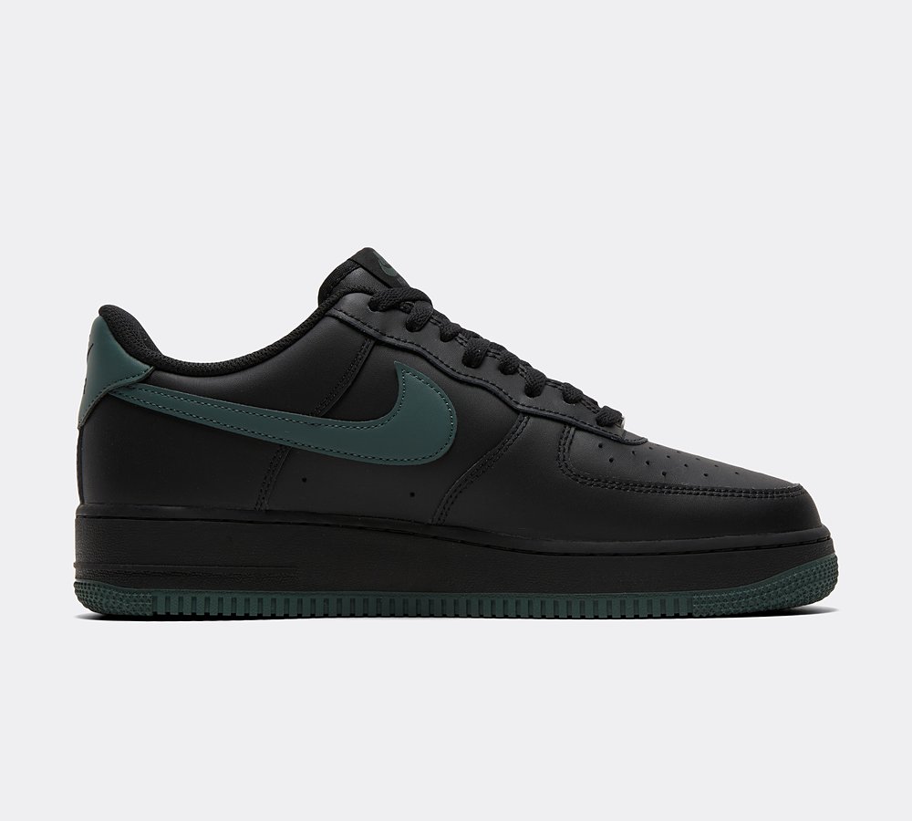 Nike Air Force 1 07 Trainer Black Vintage Green Footasylum