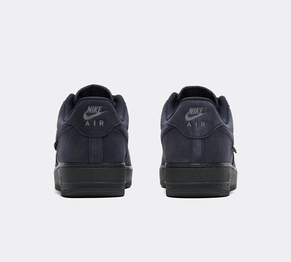 Nike Air Force 1 07 Winterised Trainer Dark Obsidian Black Smoke Grey Footasylum