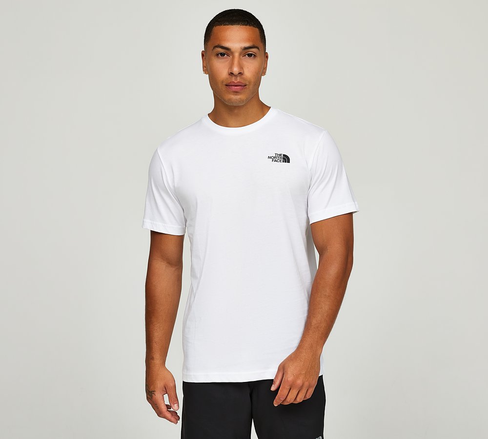 The North Face 24 7 Redbox Regular T Shirt White Grey Black Footasylum