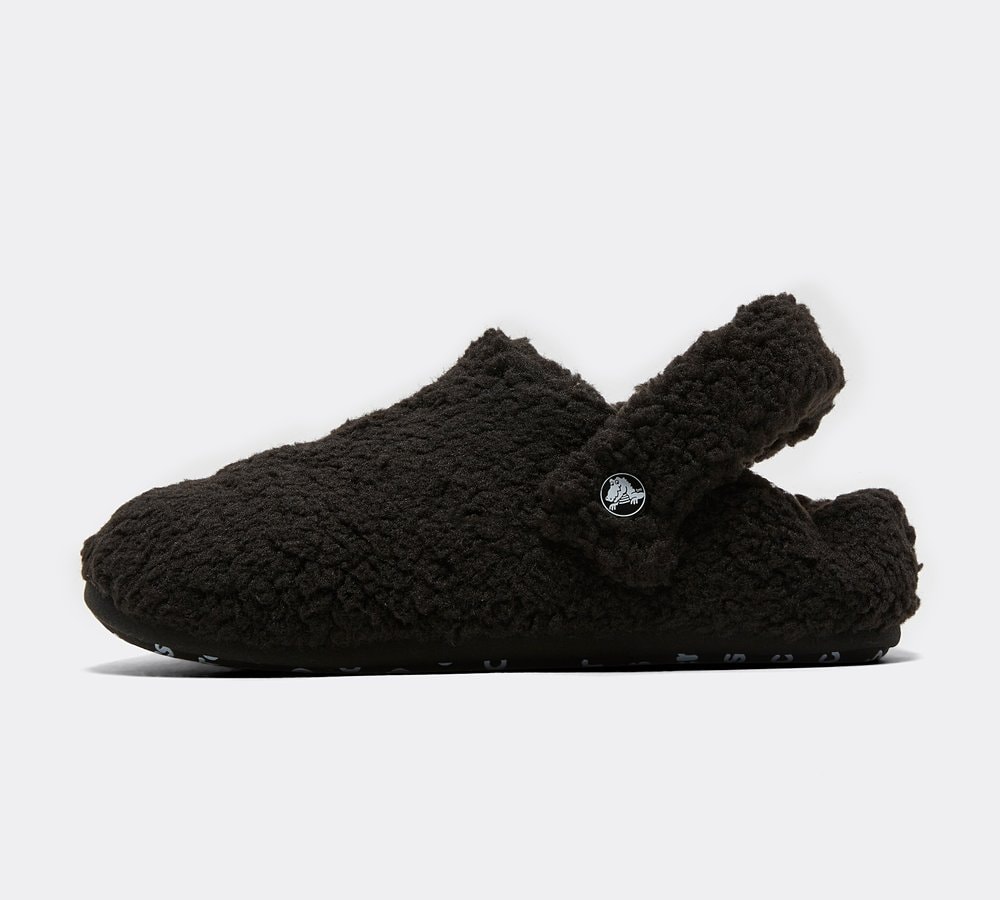 Crocs Junior Cozzzy Clog Black, Kids size: 4, FootAsylum