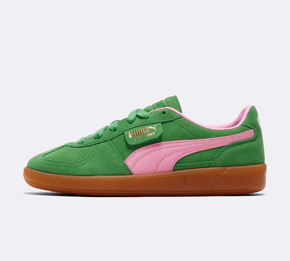 Puma Womens Palermo Trainer Puma Green Footasylum