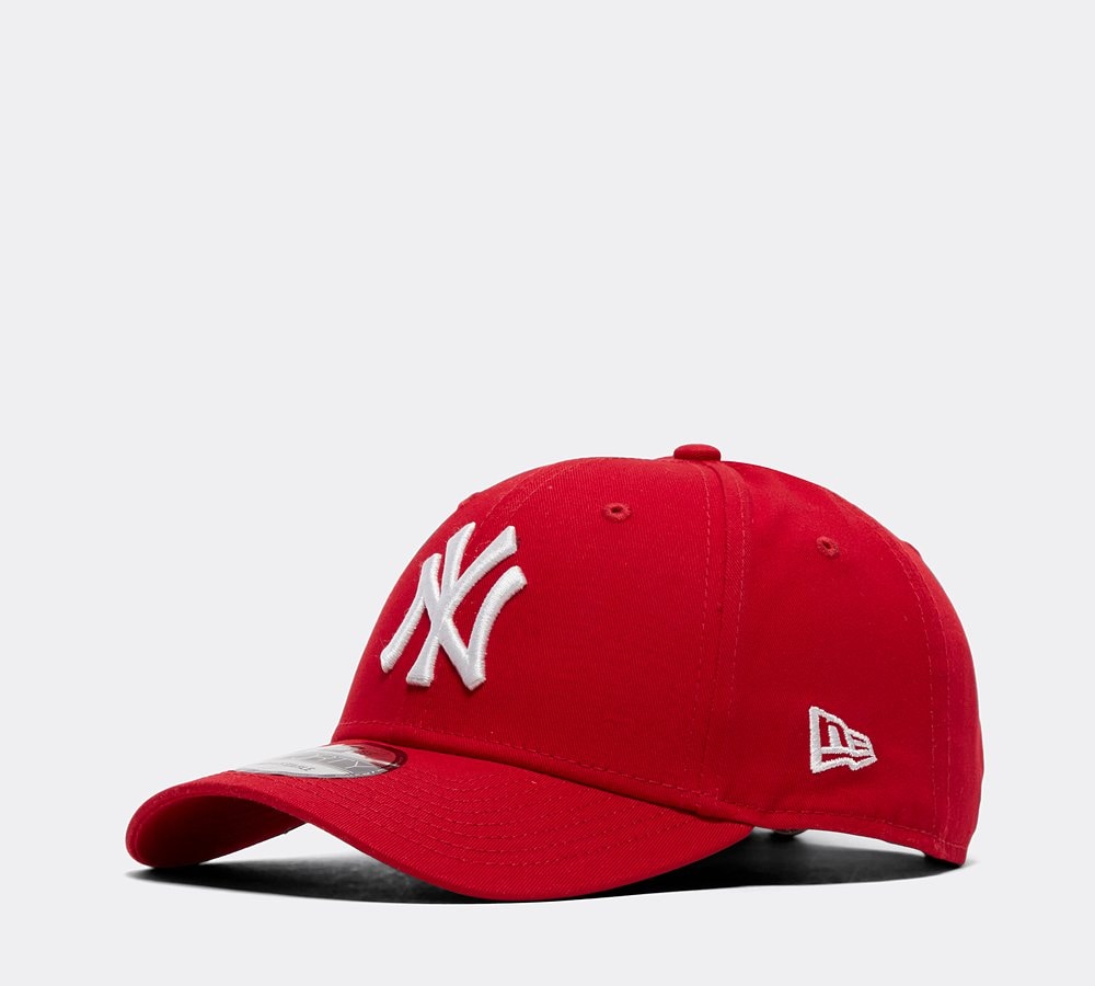 New Era NY League Essential 9FORTY Adjustable Cap | Red / White