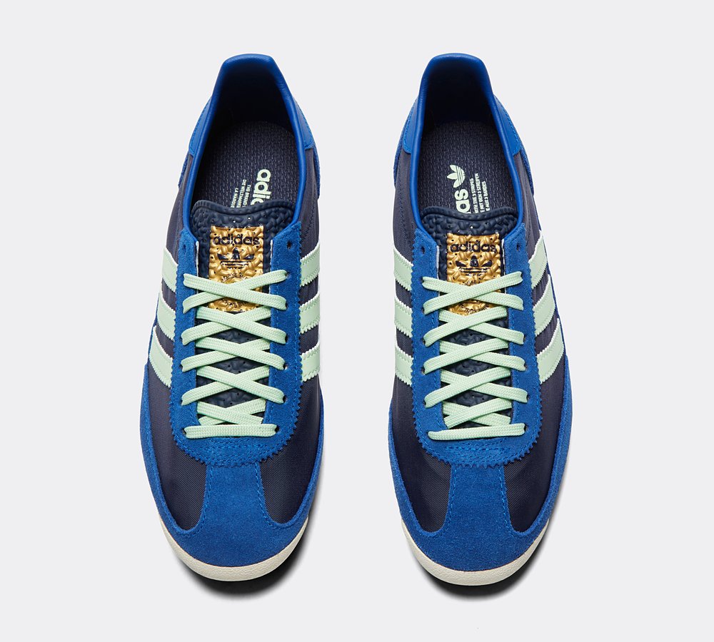 adidas Originals Womens SL 72 OG Trainer Night Indigo Semi Green Spark Royal Blue Footasylum
