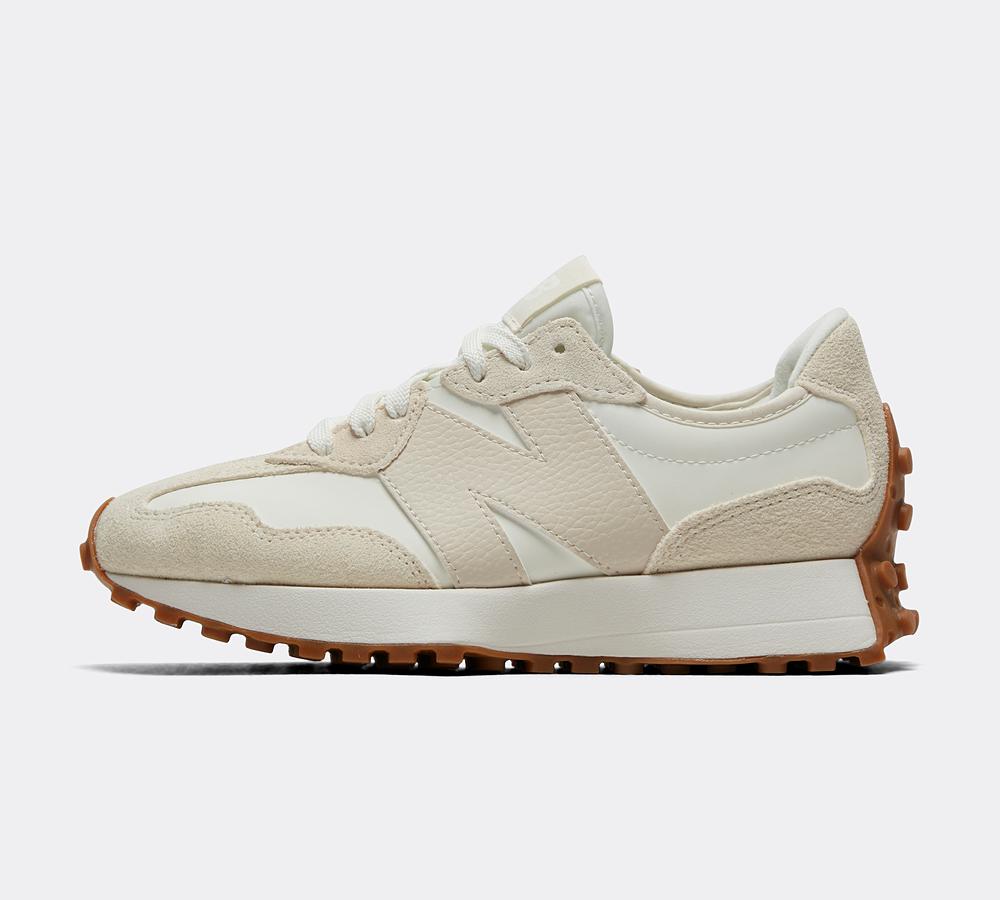 New Balance Women's Beige 327 Trainer - Size 4.5