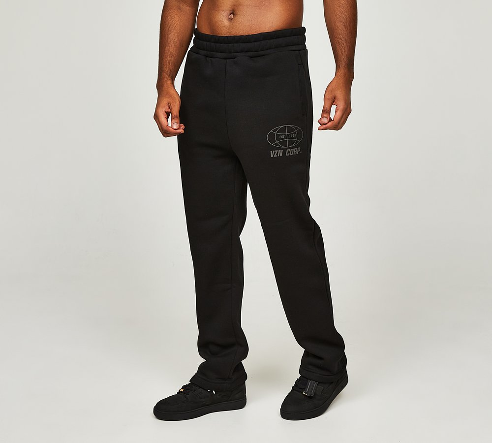 ILLVZN BLKD OUT Vzn Corp Open Hem Jogger Black Black Footasylum