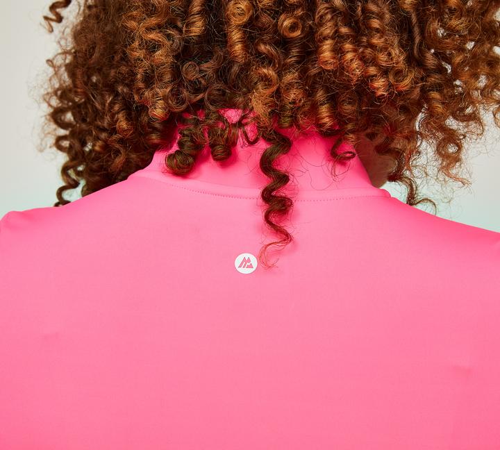 ｍ Montirex Womens Limit 2.0 Quarter Zip Top | Neon Pink / Silk Pink