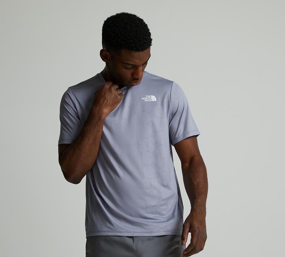 The North Face 24/7 Embossed T-Shirt | Pearl Mist | Footasylum