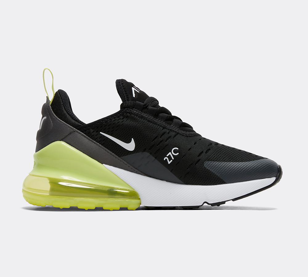 270 Shoes Air Max 27 Black And Lime Green Nike Air Max 270 Black - Main Image