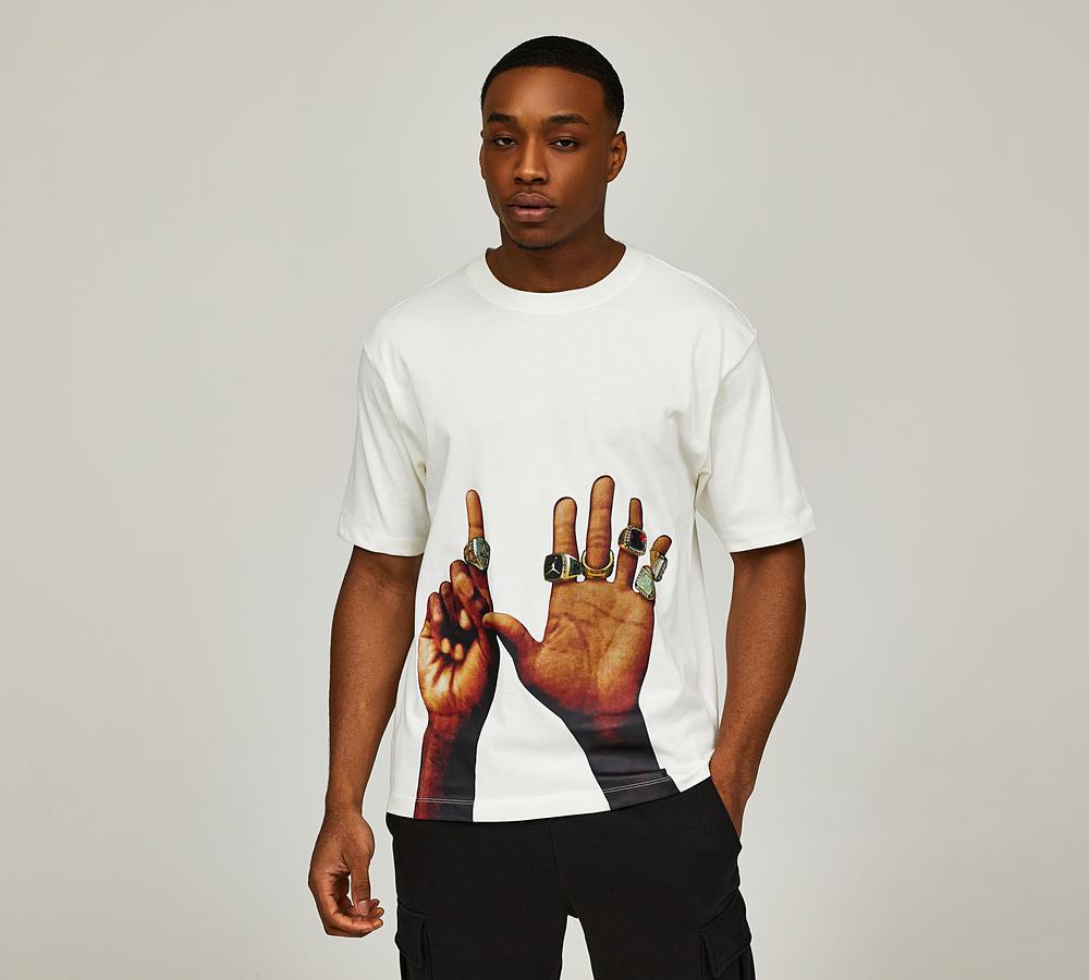 Tシャツ・カットソー NIKE MEN'S JORDAN FLIGHT 6 RINGS GRAPHIC T Buy Jordan Flight MVP Men's Rings T-Shirt - Canyon Rust