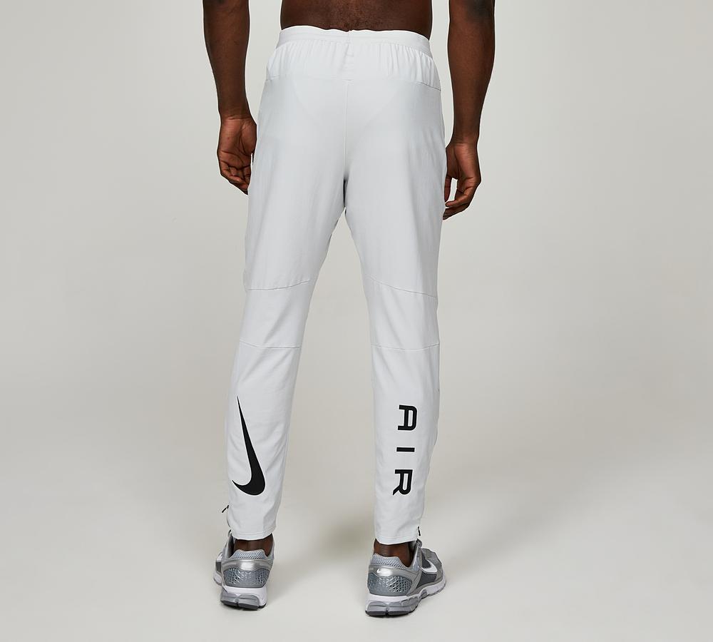 nike white swoosh track pants