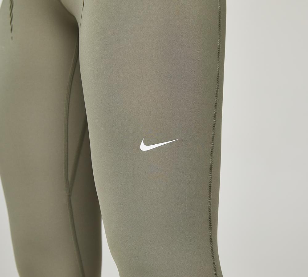 Nike Womens Dri-FIT Graphic Legging Light Army Cargo Footasylum