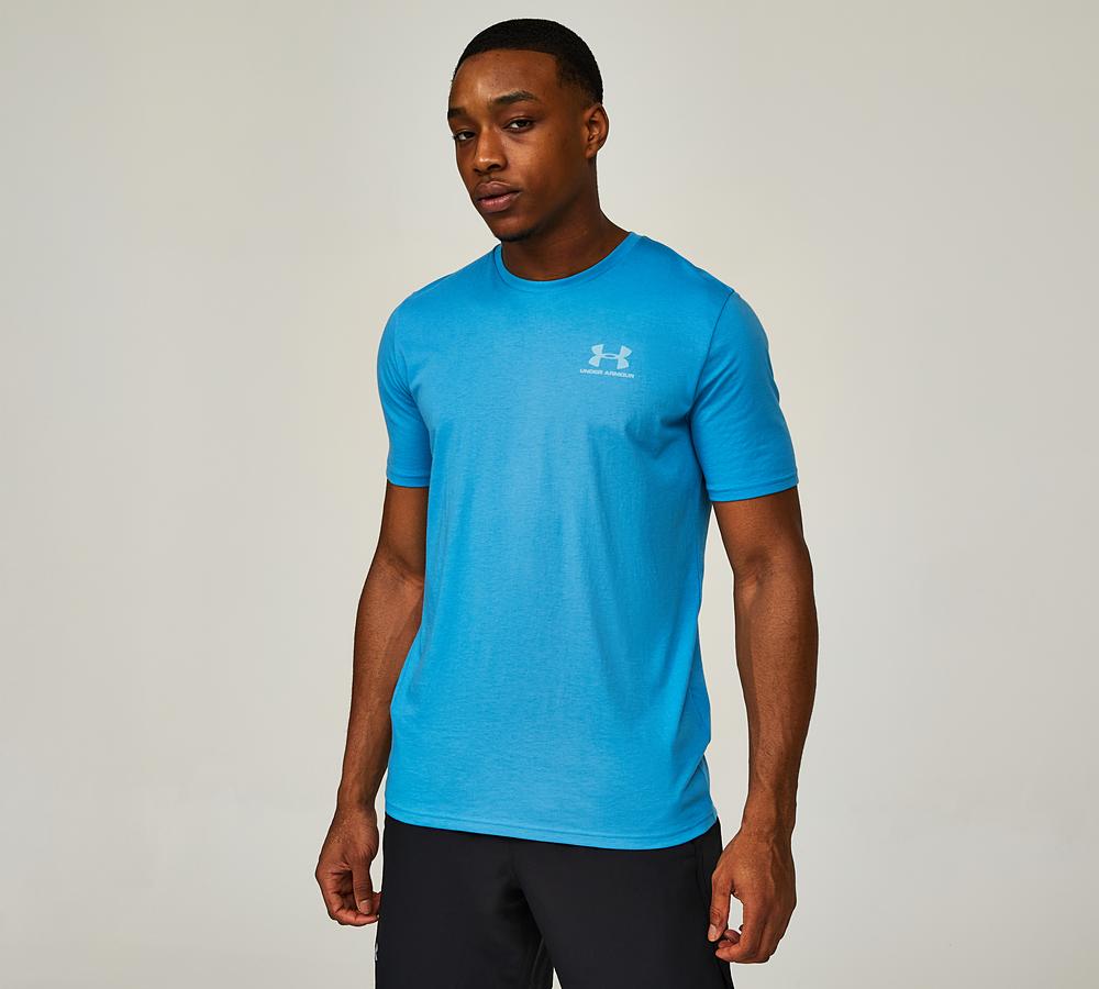 Under Armour Men's Blue Sportstyle T-Shirt - 2XL