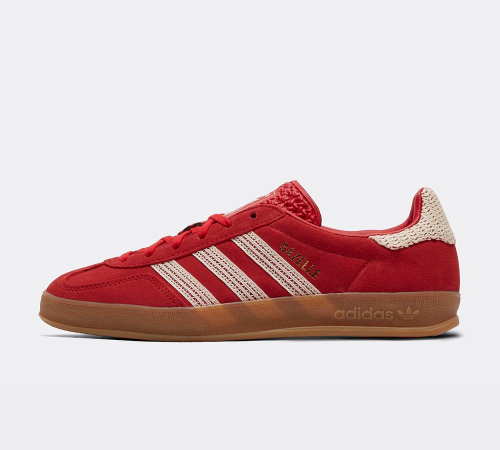 Adidas Originals Womens Gazelle Indoor Trainer Red, Women's size: 6, FootAsylum