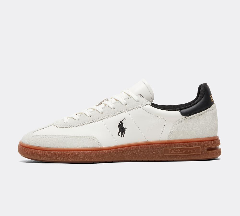Polo Ralph Lauren Bedford Trainer | White / Black / Gum | Footasylum