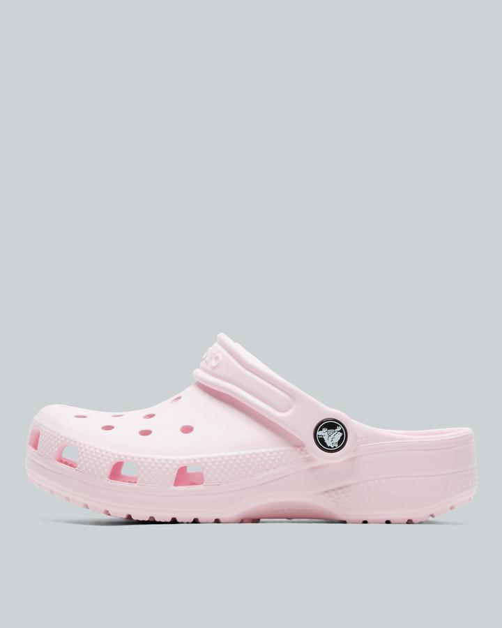 Crocs Infant Classic Clog Pink, Kids size: 10, FootAsylum