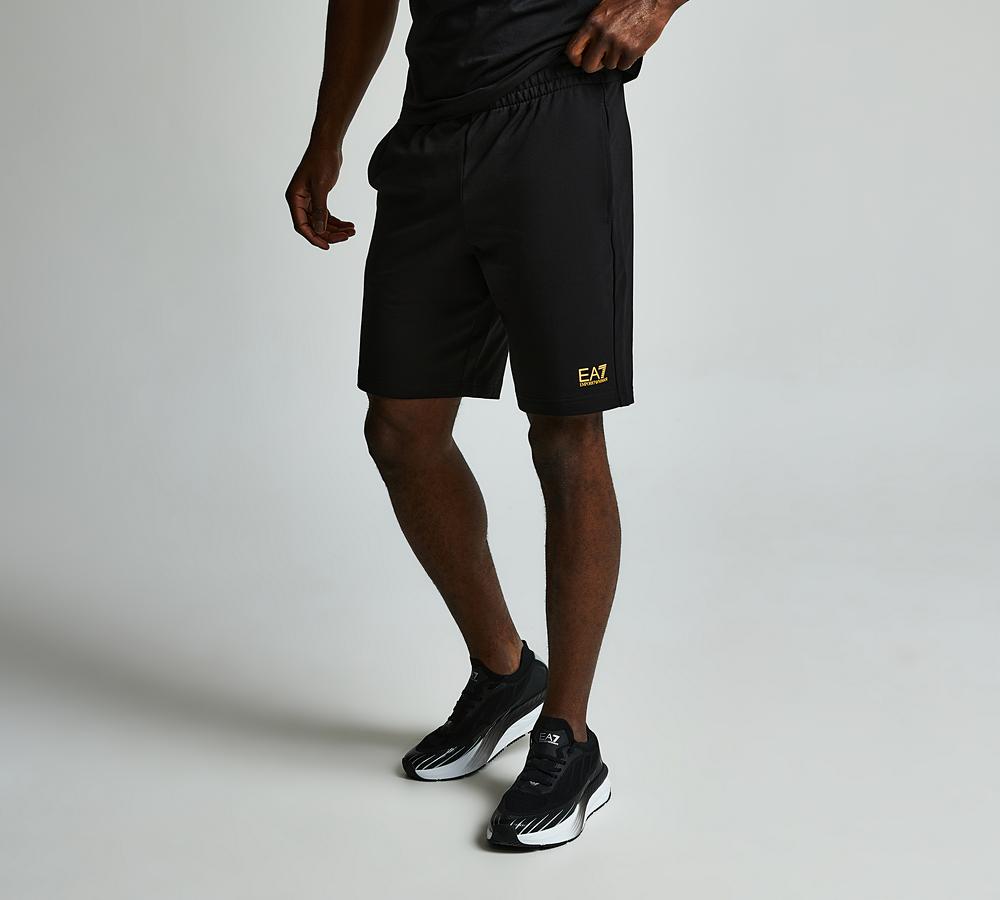 Ea7 Men's Black Core Id Short - Small