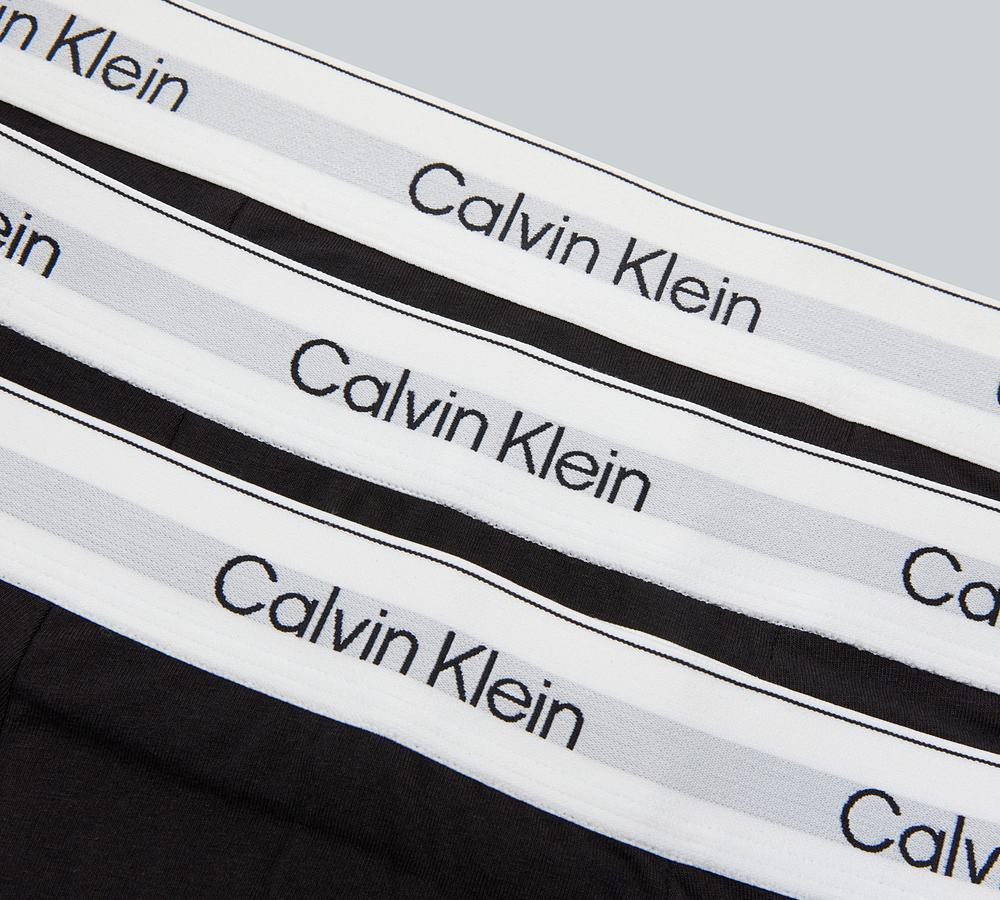 Calvin Klein Relaxed Trunk 3 Pack Black, Men's size: L, FootAsylum