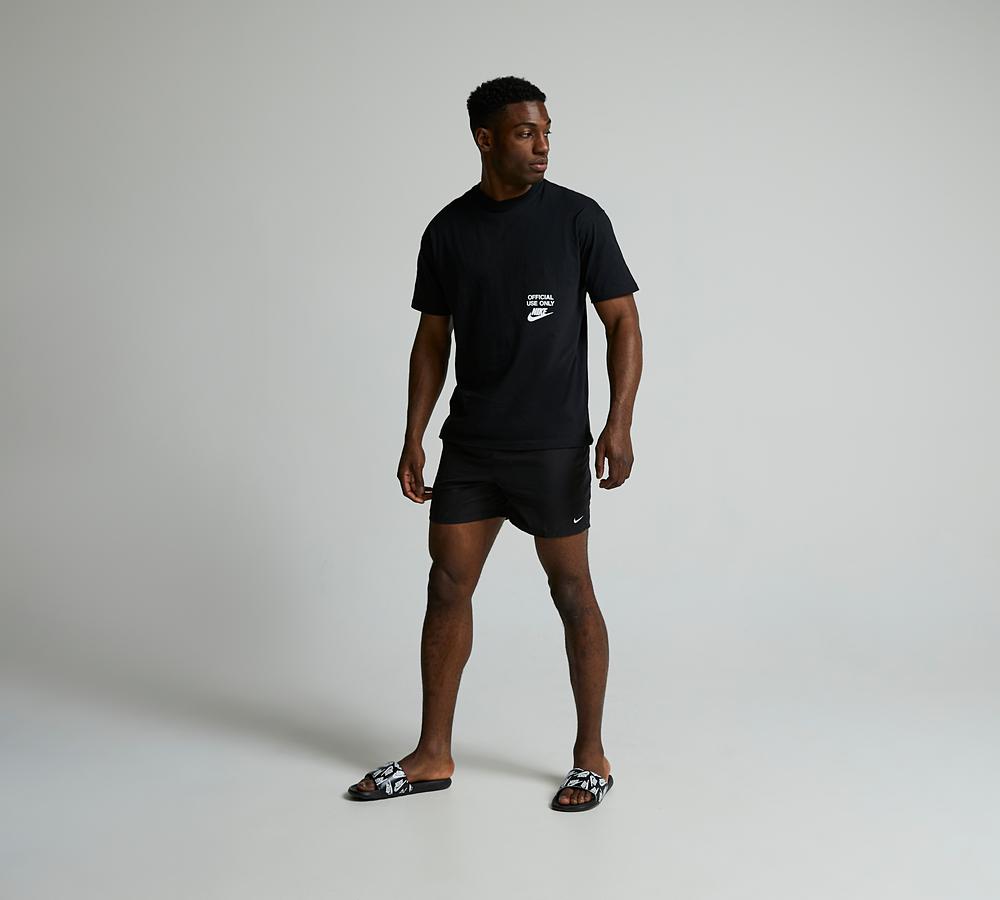 Nike Swim 5 Inch Basic Volley Short Black, Men's size: 2XL, FootAsylum