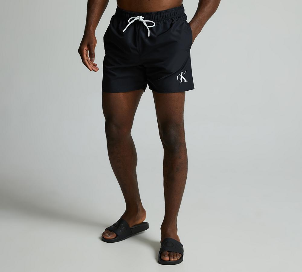 Calvin Klein Swim Men's Black Swim Short - Extra Large
