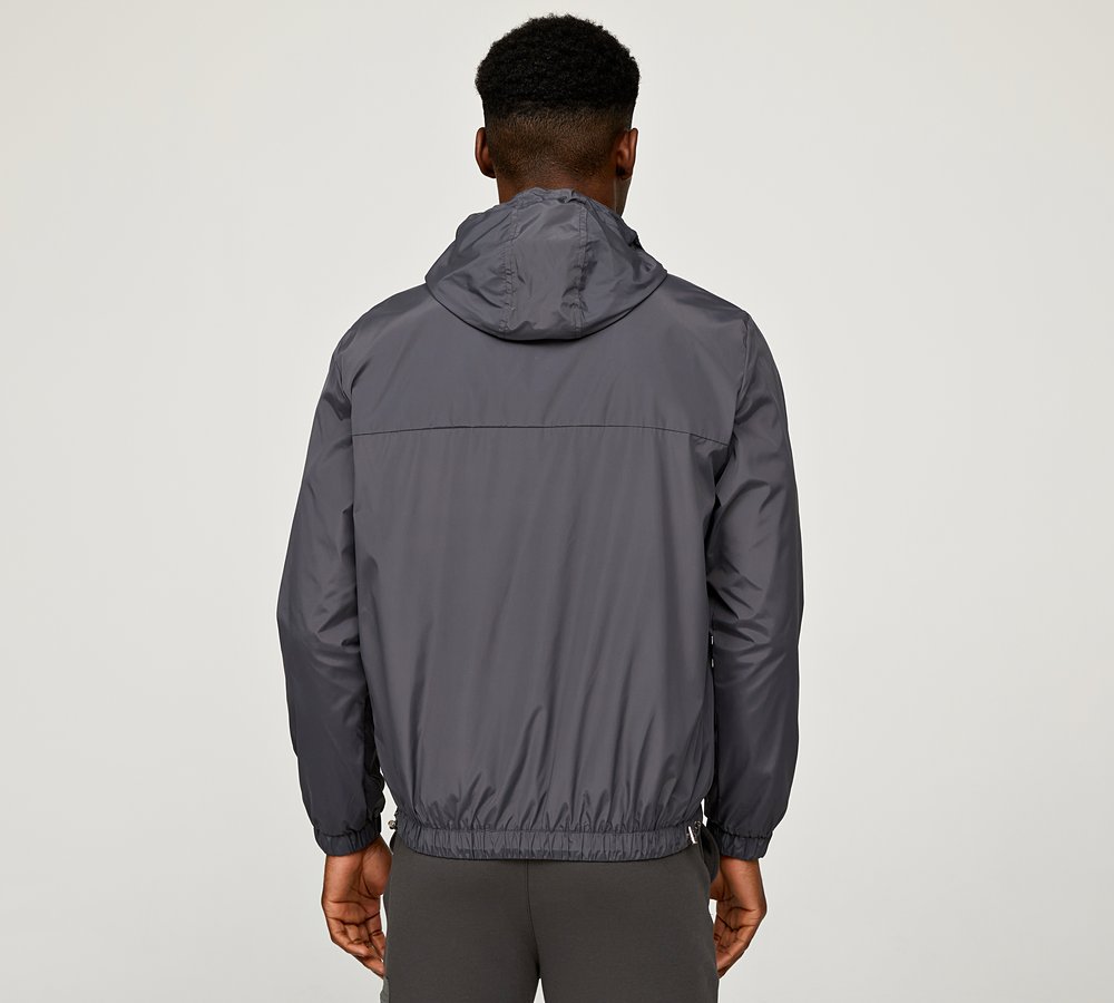 Belier Technical Windbreaker | Slate Grey | Footasylum