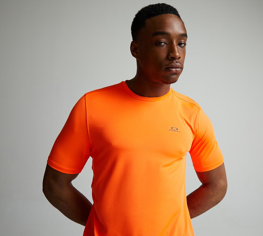 neon orange dri fit shirt