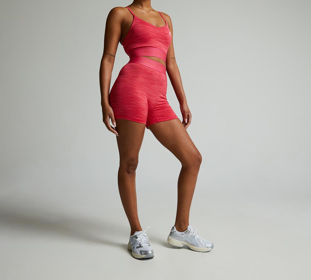 Montirex Womens Icon Lite Booty Short Red, Women's size: XS, FootAsylum