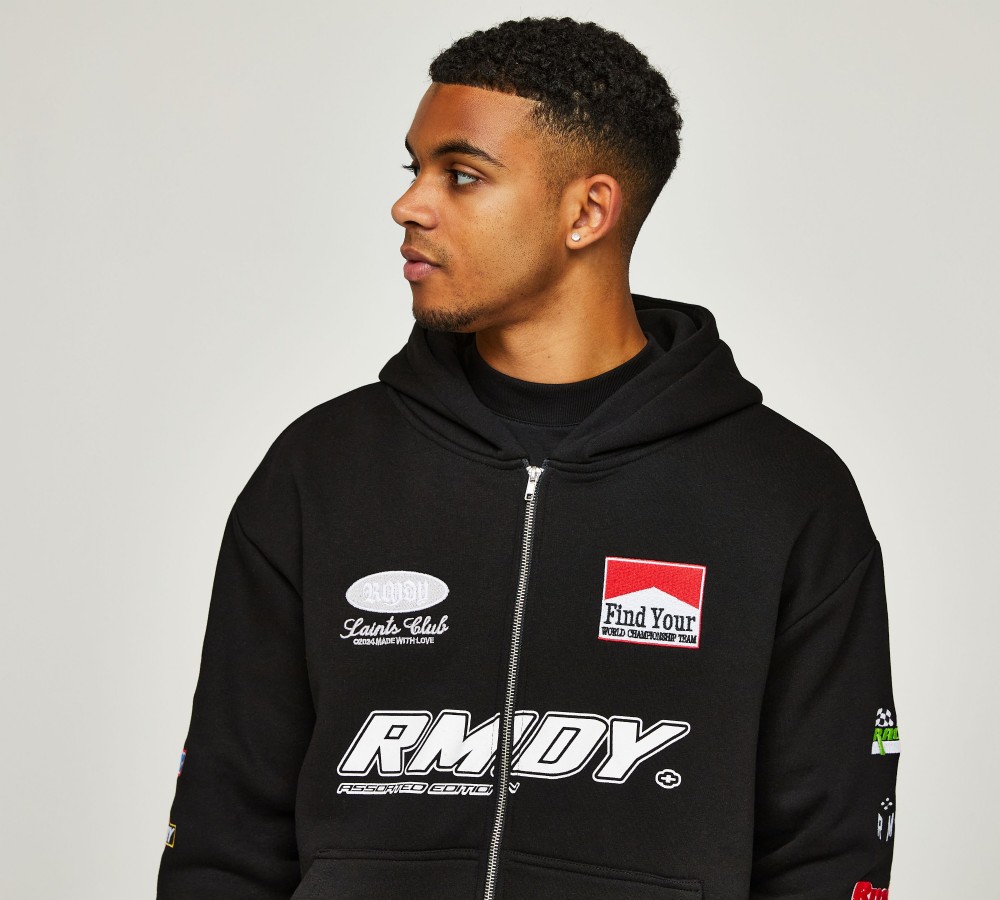 Deaile ジップパーカー 90 Logo Assort Zip Hoodie L 90 Logo Assort Zip Hoodie トップス