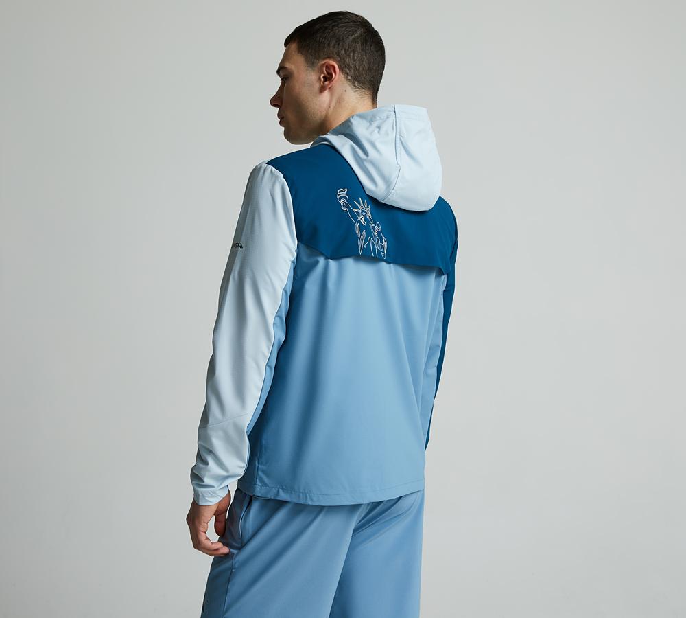 Montirex MTX Run City New York Jacket | Abyss / Mist / Slate Blue