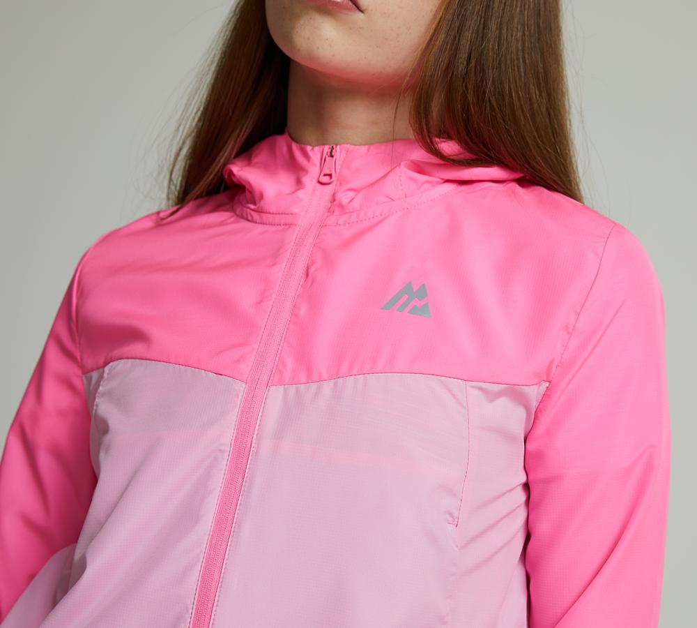Montirex Girls Pace 2.0 Windbreaker | Fuschia / Pink Sugar