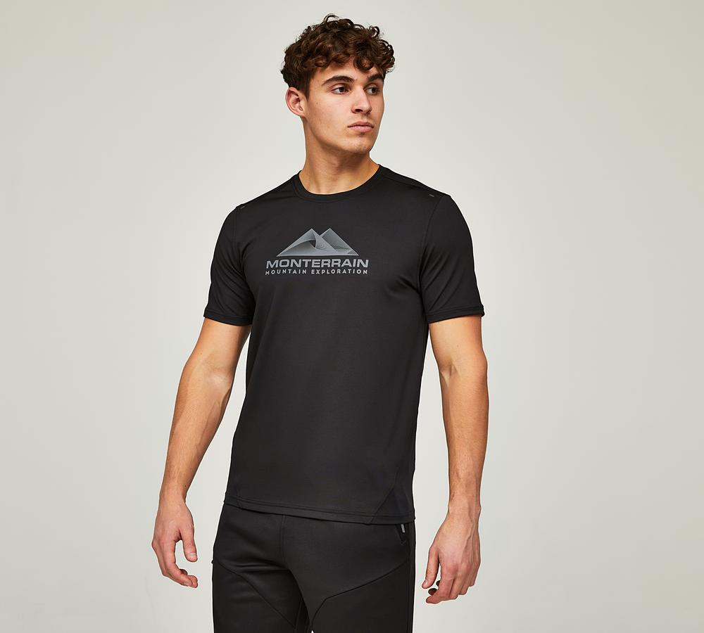 Monterrain Speed 2.0 Poly T-Shirt Black, Men's size: 2XL, FootAsylum