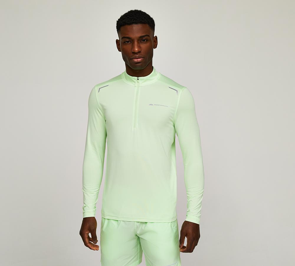 Monterrain Lyder 3.0 Quarter Zip Long Sleeve T-Shirt | Patina