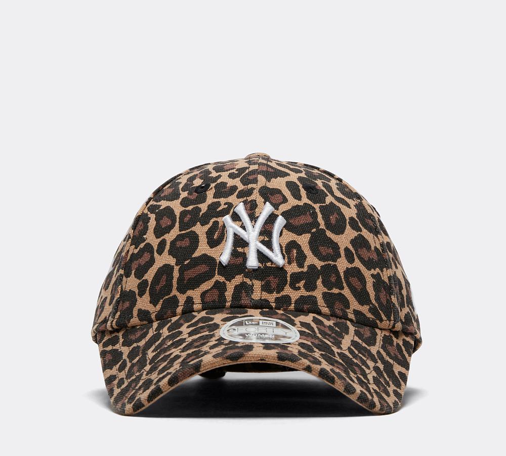 New Era Womens Leopard 9FORTY Cap | Black / White / Leopard