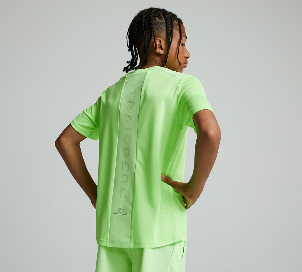 Trailberg Junior Cloud T-Shirt Green, Kids size: S/B, FootAsylum
