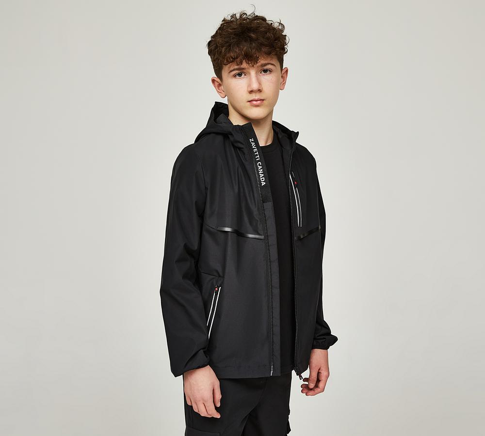 Zavetti Canada Junior Marradi Windbreaker | Jet Black | Footasylum