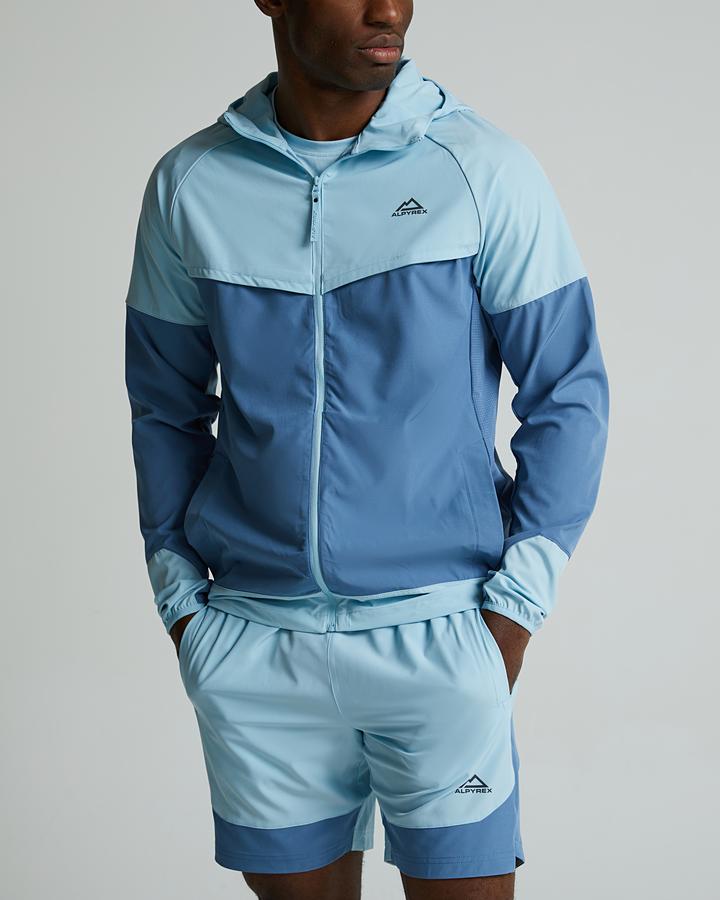 Alpyrex Hydra Windrunner Jacket | Dream Blue / Coronet Blue