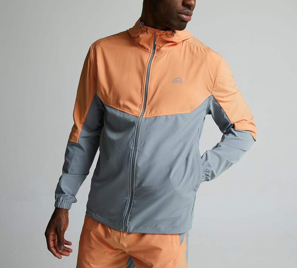Alpyrex Ontera Windbreaker Orange, Men's size: S, FootAsylum