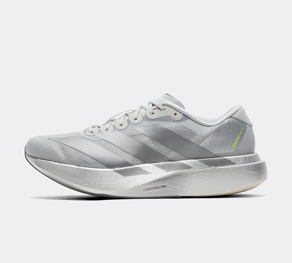 Adidas Adizero Evo Sl Trainer Silver, Men's size: 11, FootAsylum