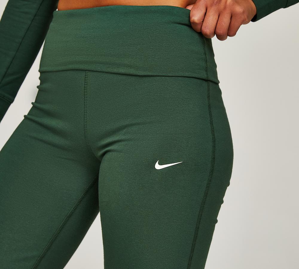 Nike Womens High-Rise Fold Over Pant Fir Footasylum