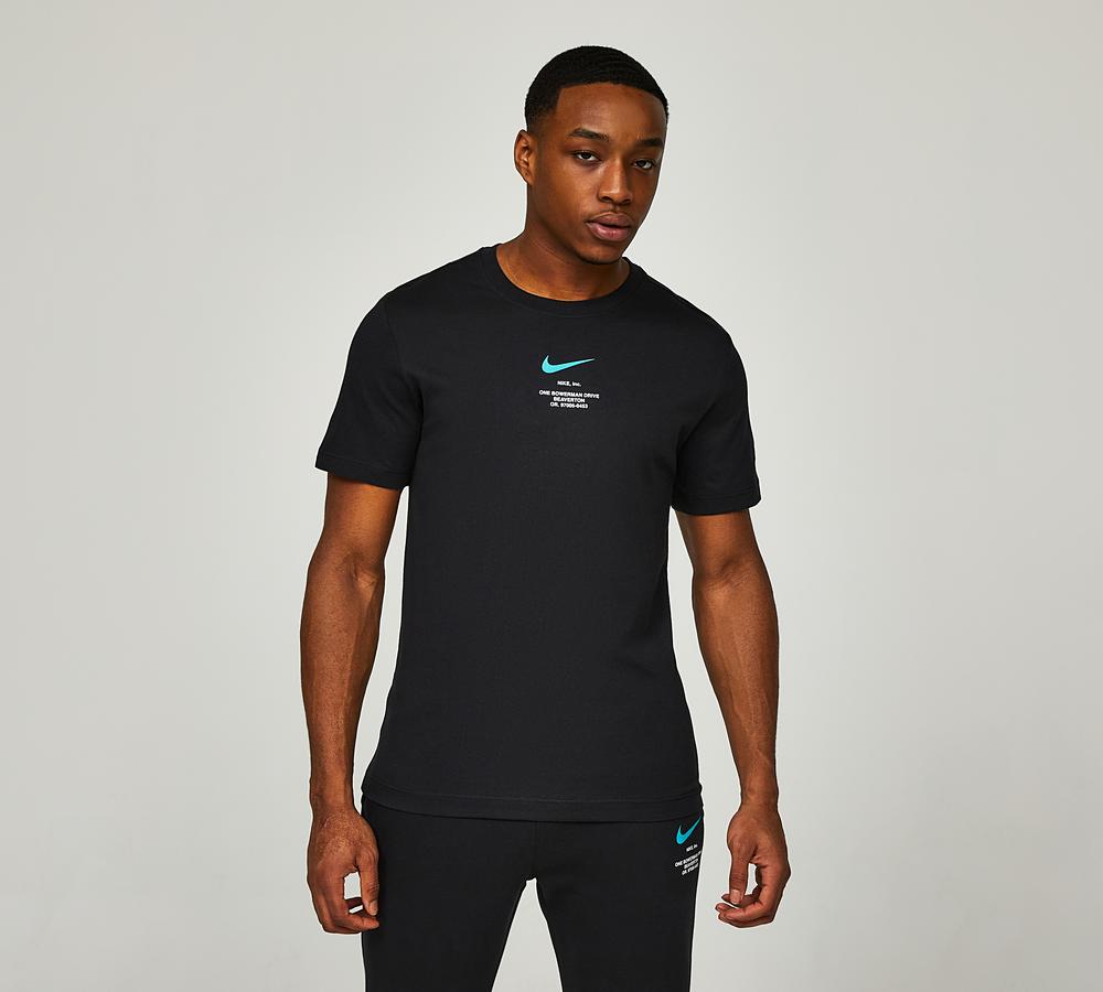 ★Nike★ Sportswear Athletics T-Shirt M Black Dusty Cactus I Nike Athletics Regular T-Shirt | Black / Dusty Cactus