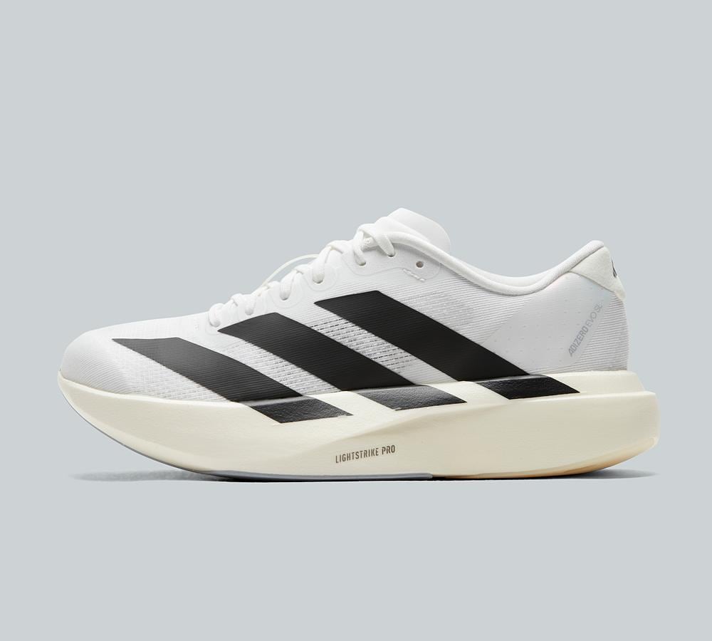 Adidas Women's White Adizero Evo Sl Trainer - Size 3.5 - Footasylum
