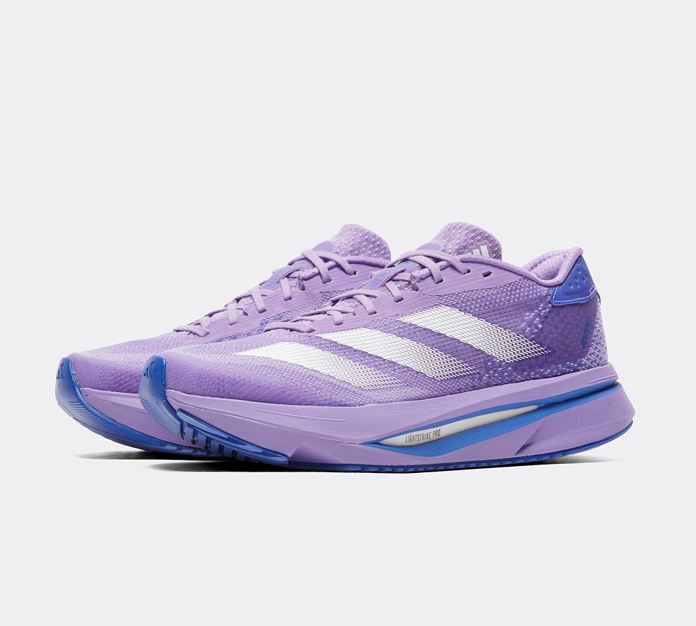 adidas Womens Adizero SL2 Trainer | Violet Fusion / Lucid Lemon