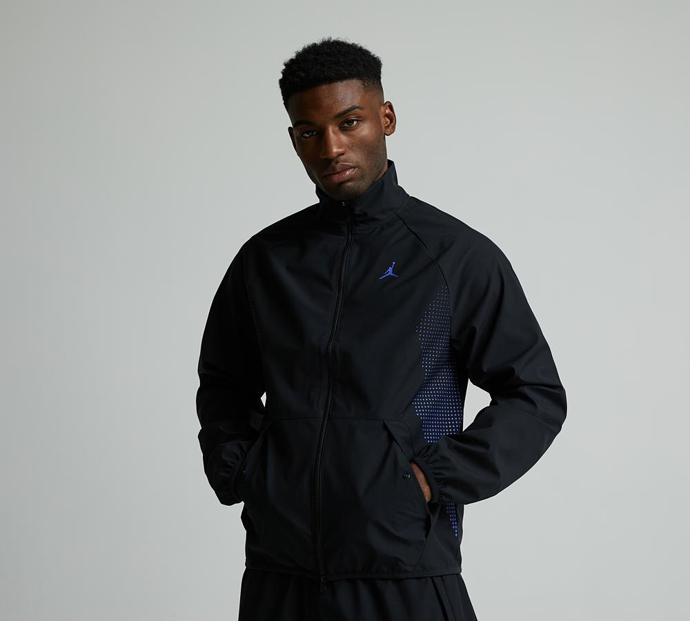 Jordan Sport Jam Warm Up Jacket | Black / Purple Comet | Footasylum