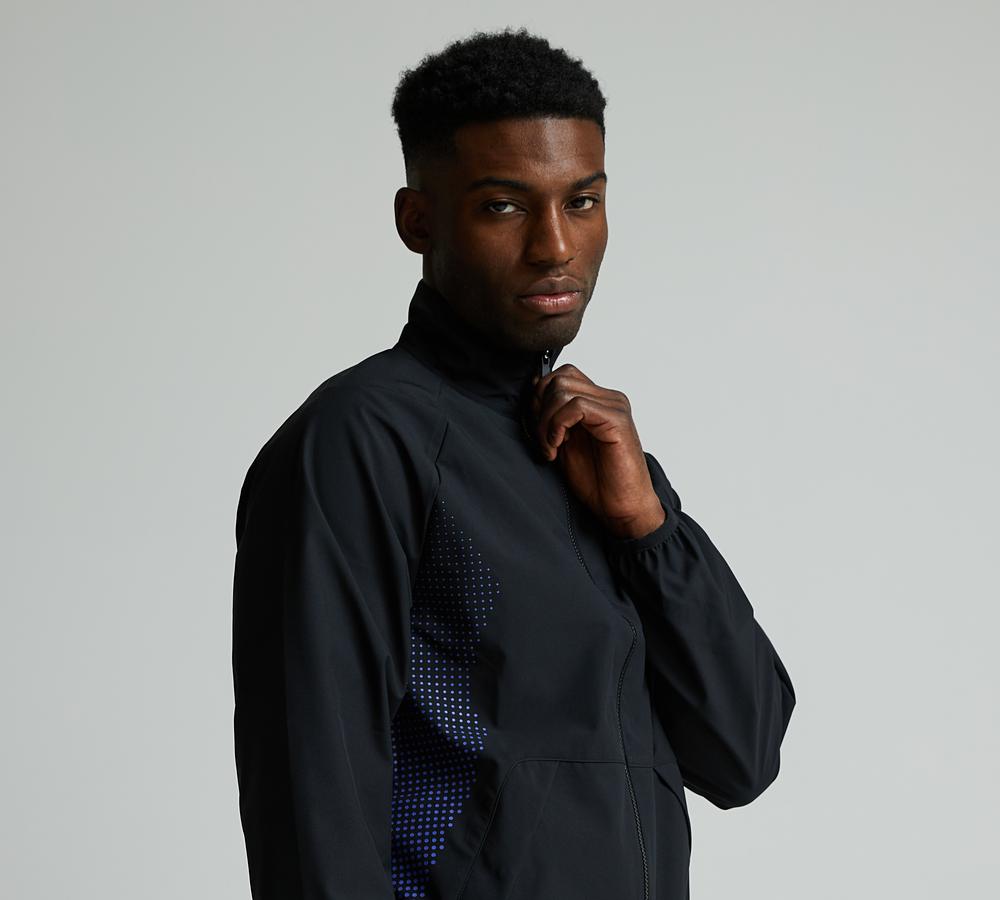 Jordan Sport Jam Warm Up Jacket | Black / Purple Comet | Footasylum