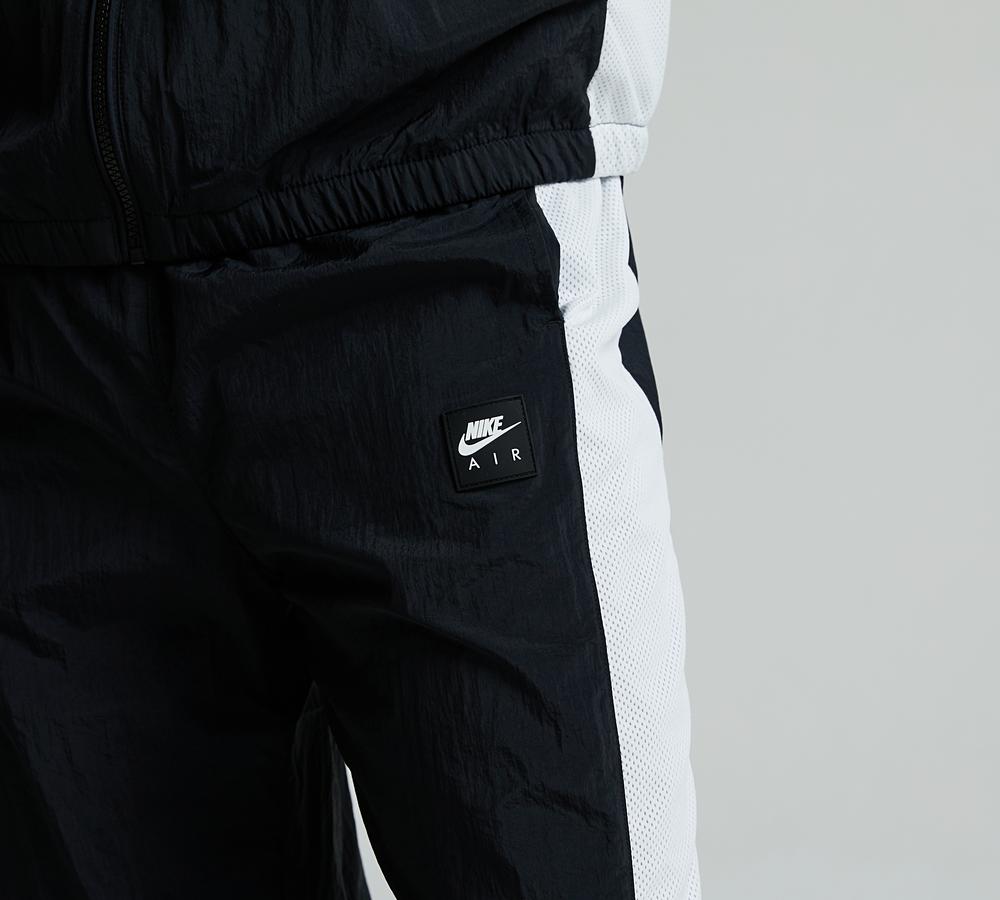 Nike Air Woven Pant | Black / White / White | Footasylum