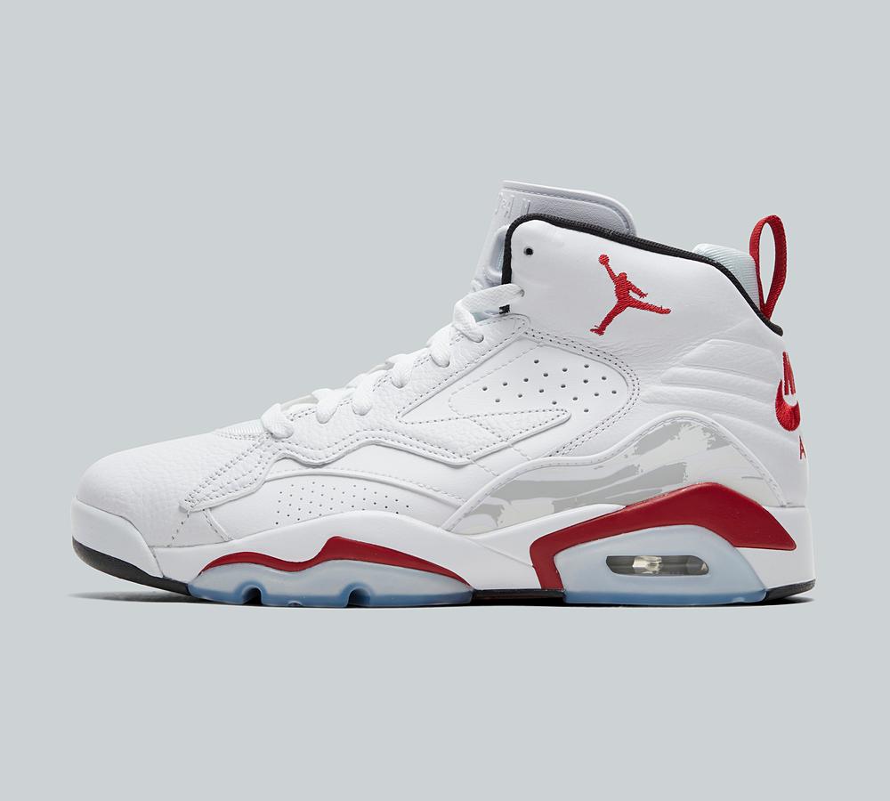 国内配送 NIKE JORDAN MVP WHITE/VARSITY RED Nike Jordan Jumpman MVP White Varsity Red 7-13Size DZ4475
