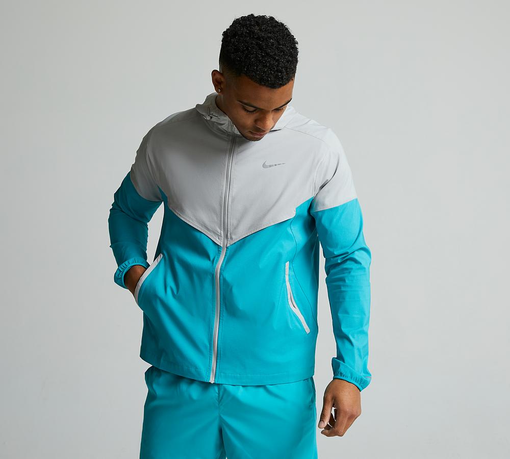 teal nike windbreaker