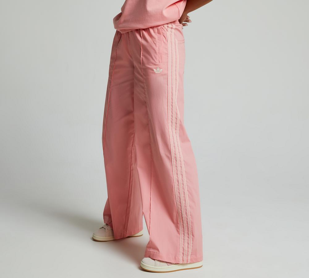 adidas Originals Womens Summer Glow Wide Leg Pant | Semi Pink