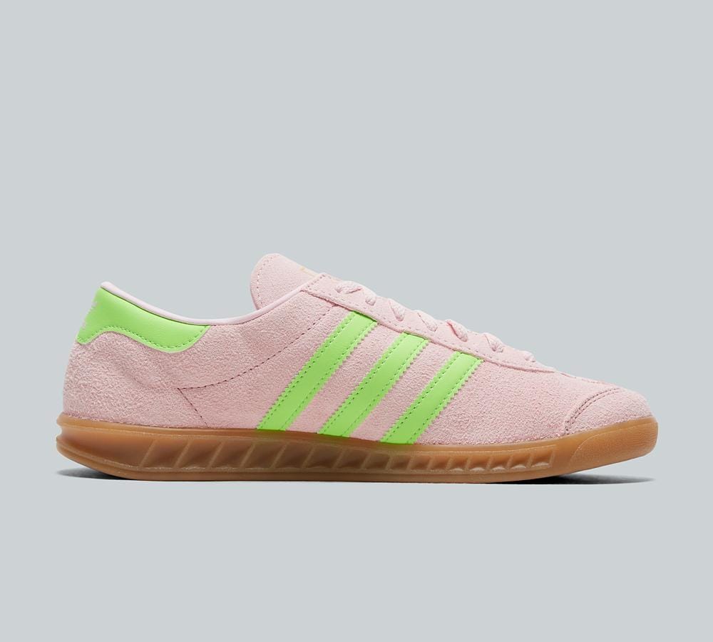 adidas gazelle silver green womens ADIDAS W Hamburg light blue JS0682 main image 0