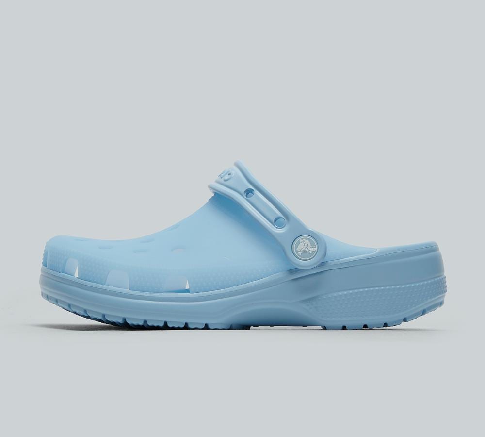 Crocs Clogs Crocs Ice Blue On Feet Crocs Classic Clogs Blue Frost