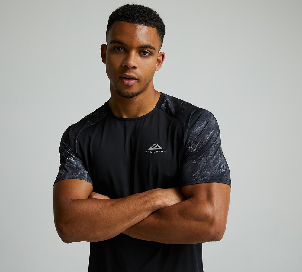 Trailberg Vertex Obsidian Windbreaker | Black / Neon Lime